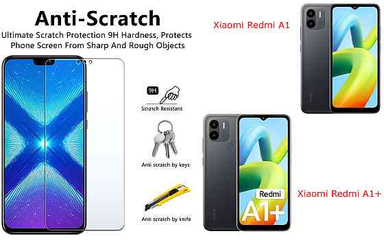 Защитное стекло NeoGlass для Xiaomi Redmi A1, Redmi A1+ – ультрапрозрачное и устойчивое Киев