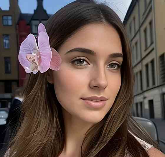 Затискач для волосся Орхідея Рожевий Сміла