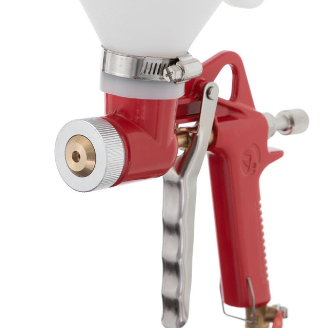 Розпилювач штукатурний пневматичний, форсунки: 4, 6, 8 мм, верхній пластиковий бачок, 7000 мл, 3-6 атм INTERTOOL PT-0402 Київ - фото 12