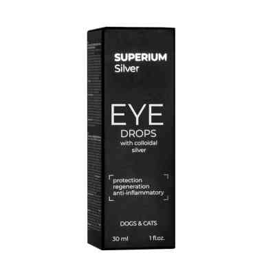 Капли для животных Superium Сильвер глазные с коллоидным серебром для кошек и собак 30 мл (9101) Винница