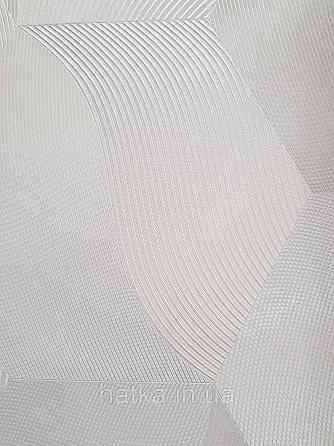 Шпалери метрові вініл на флізелін Erismann Nature soul геометрія 3д фігури смуги бежеві пісочний сріблясті Київ