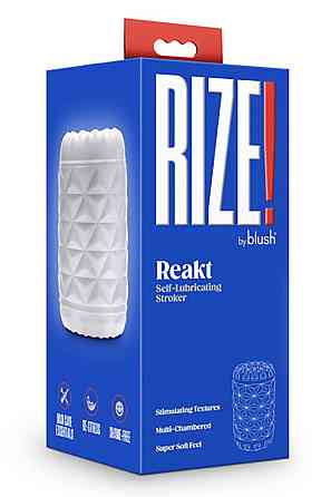 Мастурбатор самосмазывающийся Blush Rize белый, 10.1 см Sex Aura Киев