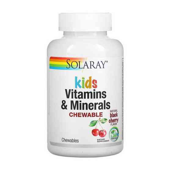 Kids Vitamins & Minerals (60 chewables, black cherry) Луцьк