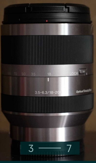 Об'єктив: SONY 18-200mm. F/3.5-6.3 для камер NEX (SEL18200,AE) Київ - фото 3