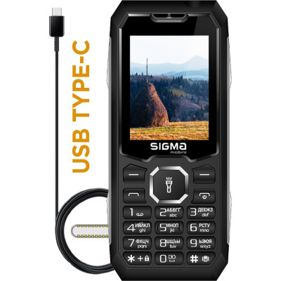 Мобільний телефон Sigma X-style 341 BRO Type-C Black (4827798368411) Вінниця - фото 13
