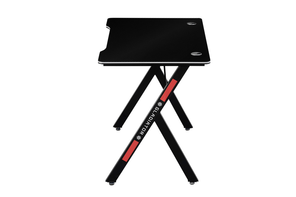 Стіл геймерський Сталкер, чорний/карбон Киев - изображение 1