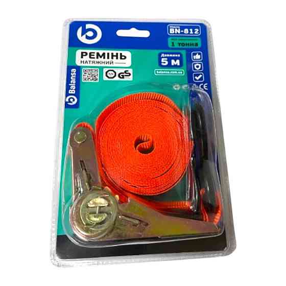 Ремень натяжной Balansa BN-812, 5 м, 1 т Киев