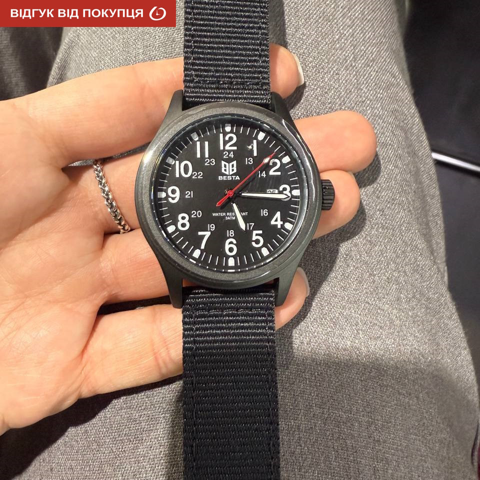 Часы мужские тактические Besta Command Black Киев - изображение 18