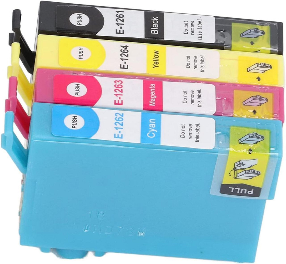 Набір картриджів Epson T1261 T1262 T1263 T1264 з чипами DuraBrite Ultra Ink 4 шт. для Stylus NX та WorkForce WF Дніпро - фото 7