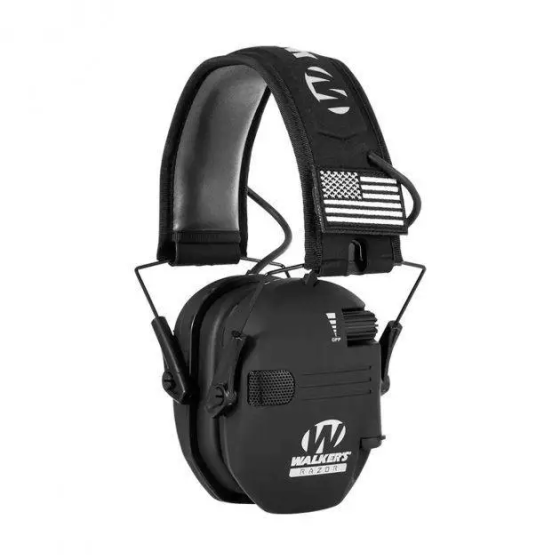 Тактические активные наушники Walkers Razor (с чехлом) Черный Винница