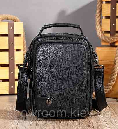Зручна шкіряна сумка через плече Leather Collection (5044) Київ