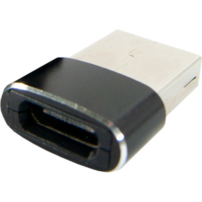 Перехідник Type-C (male) to USB (female) black Dengos (ADP-021) Вінниця - фото 1
