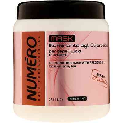 Маска для волос Brelil Numero для придания блеска с ценными маслами 1 л (8011935071784) Винница
