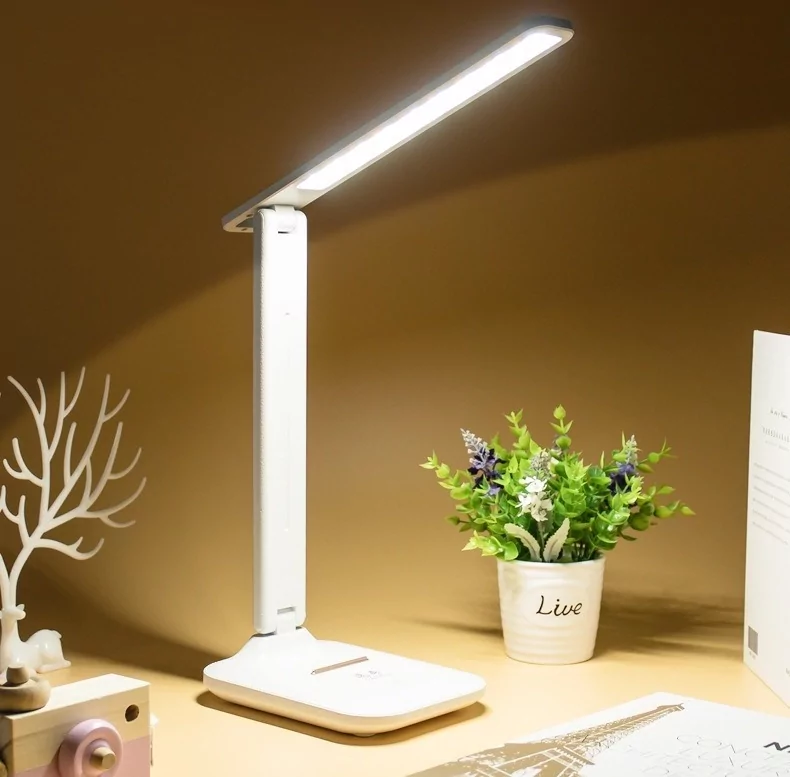 Акумуляторна настільна світлодіодна лампа Tedlux TL-1001B (Біла) Вінниця - фото 4