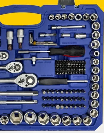 Набір інструментів UKC 216 предметів: універсальний комплект Cr-V для ремонту авто, дому та майстерні Одеса