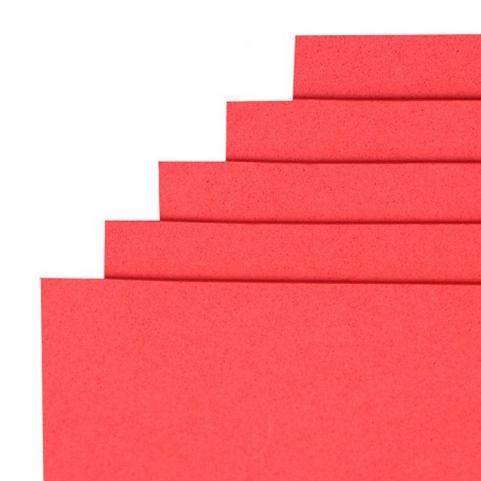 Фоаміран для творчості А4 15A4-7008 червоний 1,5 мм, 10 аркушів Вінниця - фото 1