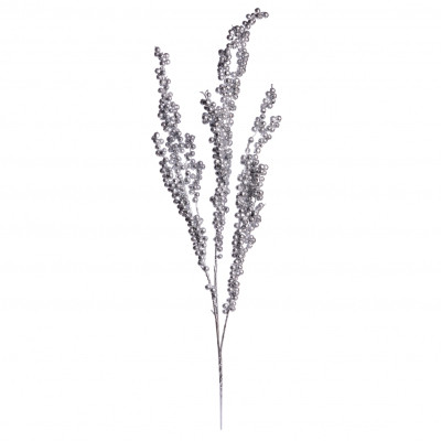 Декоративная ветвь YES! Fun 78 см, серебро (974585) Винница - изображение 1