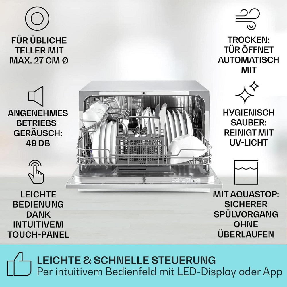 Б/В Посудомоечная машина Klarstein Havasia UV 6 10041823 Германия Днепр - изображение 6