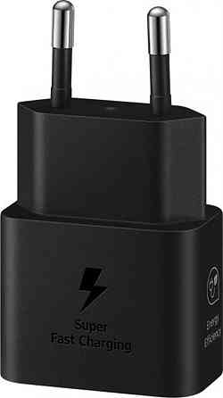 Мережевий зарядний пристрій Samsung 25 W Type-C Black (EP-T2510NBEGEU) Чорний Харьков