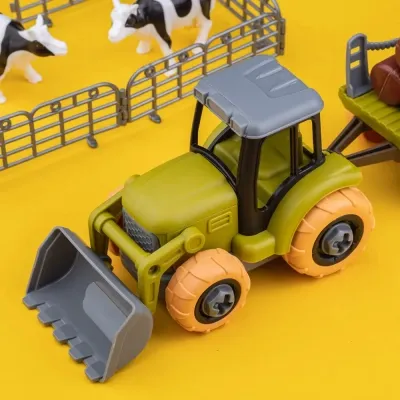Ігровий набір Otamanko Веселий хутір (трактор із причепом для колод, фермер із коровами) (8806) Вінниця - фото 4