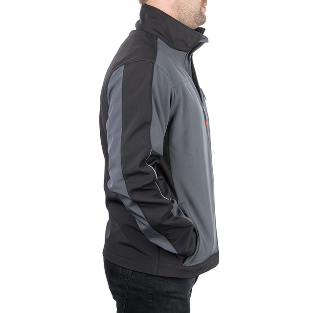 Куртка SOFTSHELL темно-сіро/чорна, тришарова, стрейч 300 GSM 100D, водо-/вітрозахист, 96% поліестер / 4% еластан, 3 кишені, M Львів - фото 9