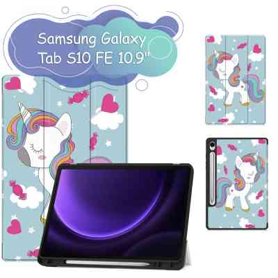 Чохол до планшета BeCover Flexible TPU Mate Samsung Galaxy Tab S10 FE (SM-X520/SM-X526) 10.9" Unicorn (713272) Вінниця