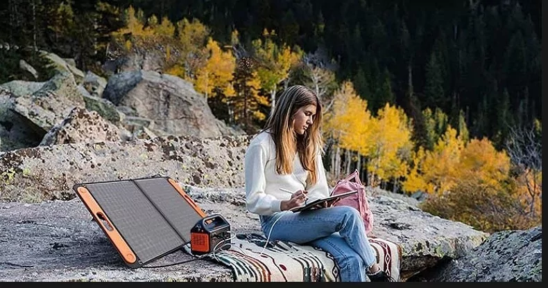 Портативна сонячна панель HR60W 60w з контролером Вінниця - фото 4