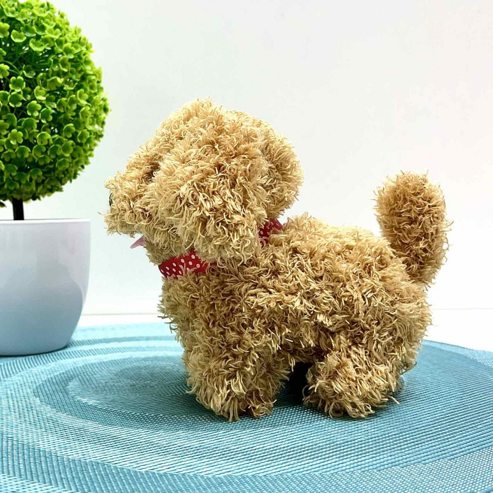 Собачка інтерактивна ходить гавкає ворушить хвостиком головою в перенесенні Коричнева (688-122A) Чернігів - фото 2