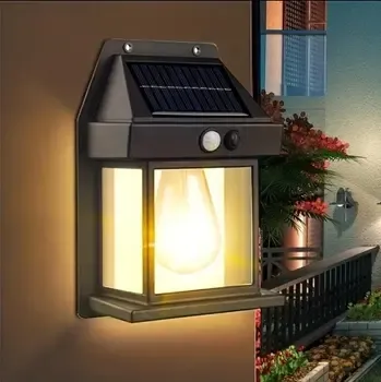 Уличный светильник Solar Interaction Wall Lamp BK-888 с датчиком движения на солнечной батарее Коломия
