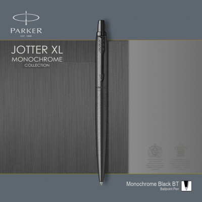 Ручка шариковая Parker JOTTER 17 XL Monochrome Black BT BP (12 432) Винница - изображение 2