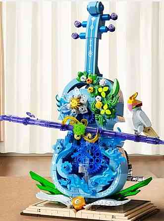 Конструктор подарунковий скрипка квіти 450 блоків Lego. Харків