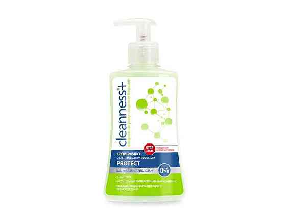Мыло-Крем с бактерицидным эффектом Protect, 310г ТМ CLEANNESS Solmir Киев