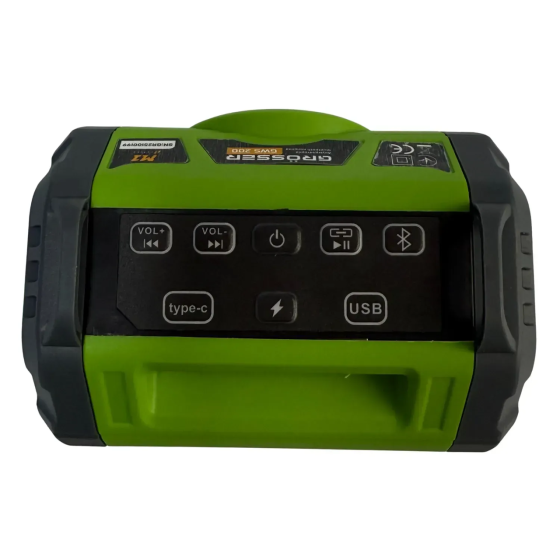 Акумуляторна Bluetooth-колонка Grosser GWS 200 (без акума і зарядки) Київ