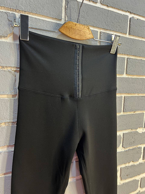 Лосини жіночі Kenalin 9240 мікродайвінг корсет гачки утеплені на хутрі чорні, чорний, 3XL Київ - фото 18