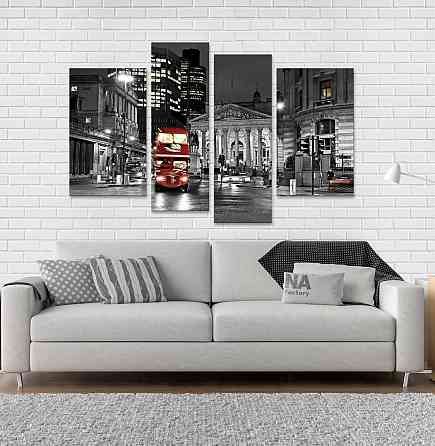 Модульна картина Нічний Лондон Art-68_4 Київ