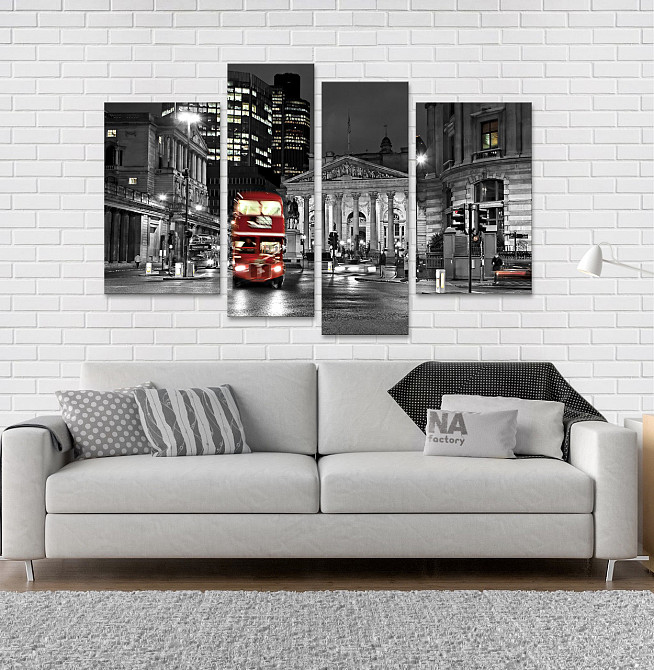 Модульна картина Нічний Лондон Art-68_4 Київ - фото 2
