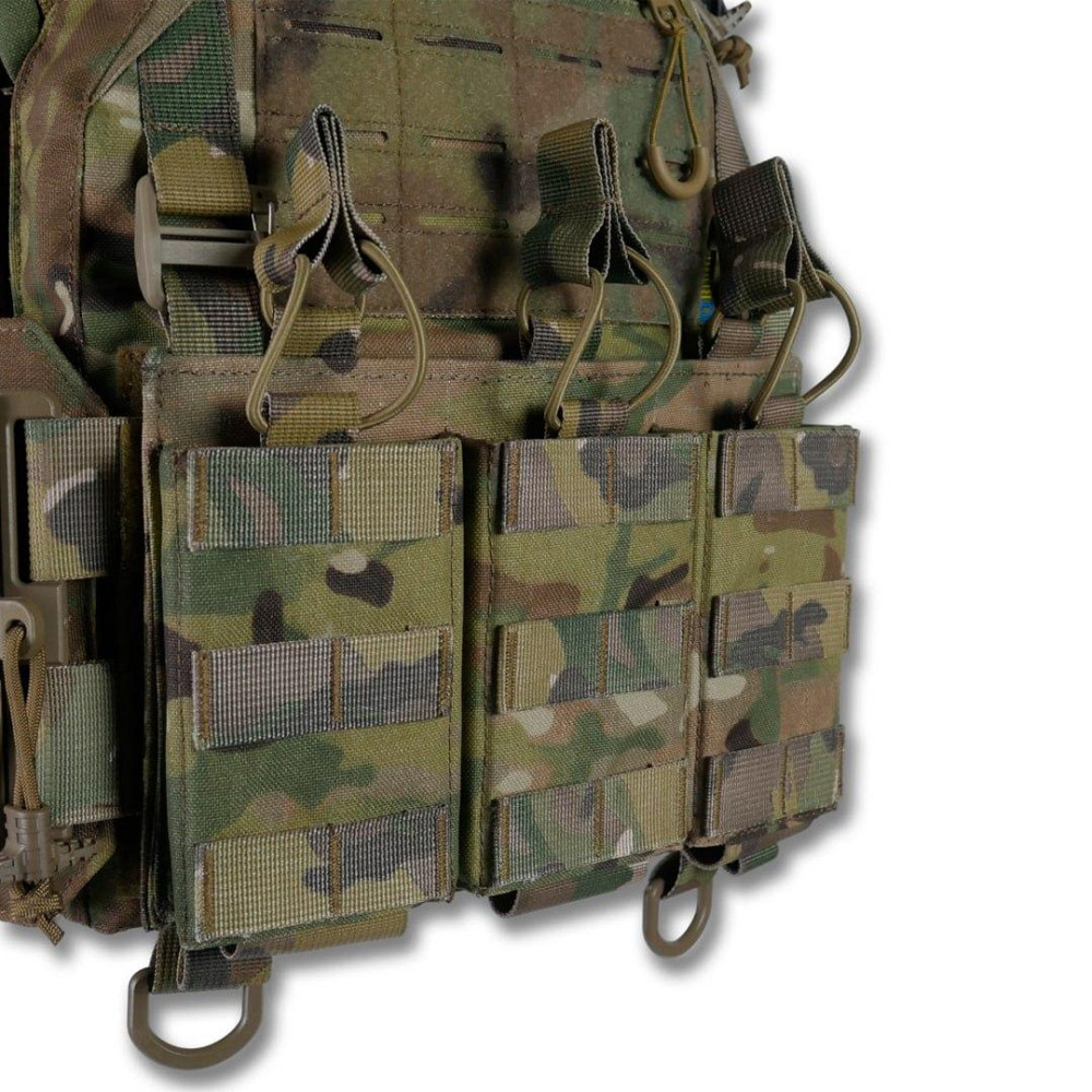 Штурмовая плитоноска мультикам с быстрым сбросом плитоноска kiborg тактическая военная плитоноска   WAR Львов - изображение 9