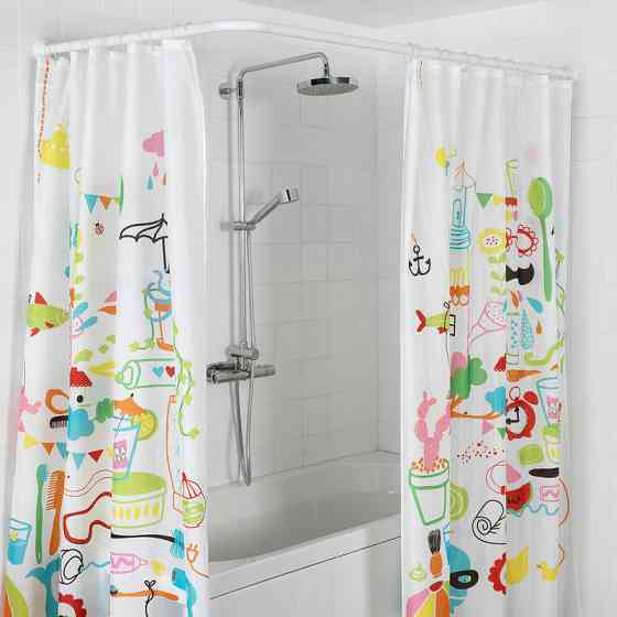 Штанга для шторки П-подібна універсальна Mixxus CRA-U-90x90x90 90x90x90cm, 90x180cm, 270cm    ( 14049 ) Харьков