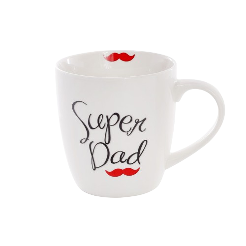 Чашка 520мл порцелянова Super Dad Super Mom BONA DI 577-525 Житомир