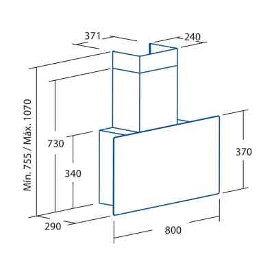 Витяжка кухонна Cata Greco 80 wh Вінниця