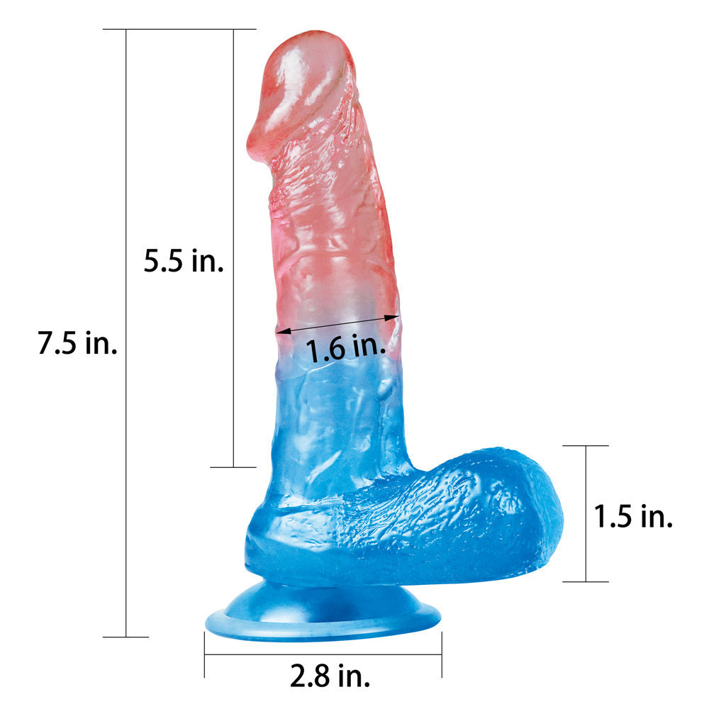 Фалоімітатор - Dazzle Studs 7.5" Sex Aura Київ - фото 2