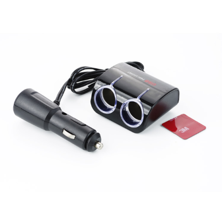 Розгалужувач прикурювача APRO 951821 2 виходи + 1USB 12V/24V 5V 1,0А Житомир