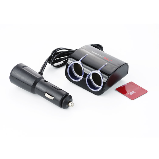 Розгалужувач прикурювача APRO 951821 2 виходи + 1USB 12V/24V 5V 1,0А Житомир - изображение 2