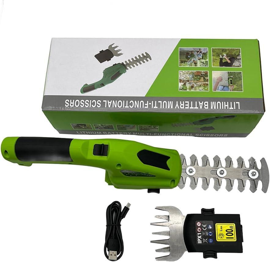 Тример-кущоріз акумуляторний Multi-Functional Scissors 9343 7.2В, зелений Винница - изображение 5
