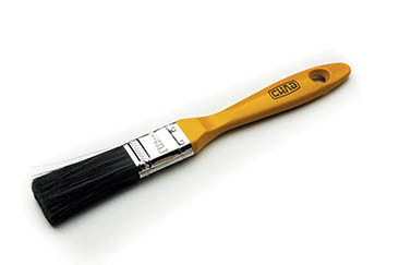 Пензель флейцовий чорний штучний ворс 1" СИЛА Рівне - фото 1