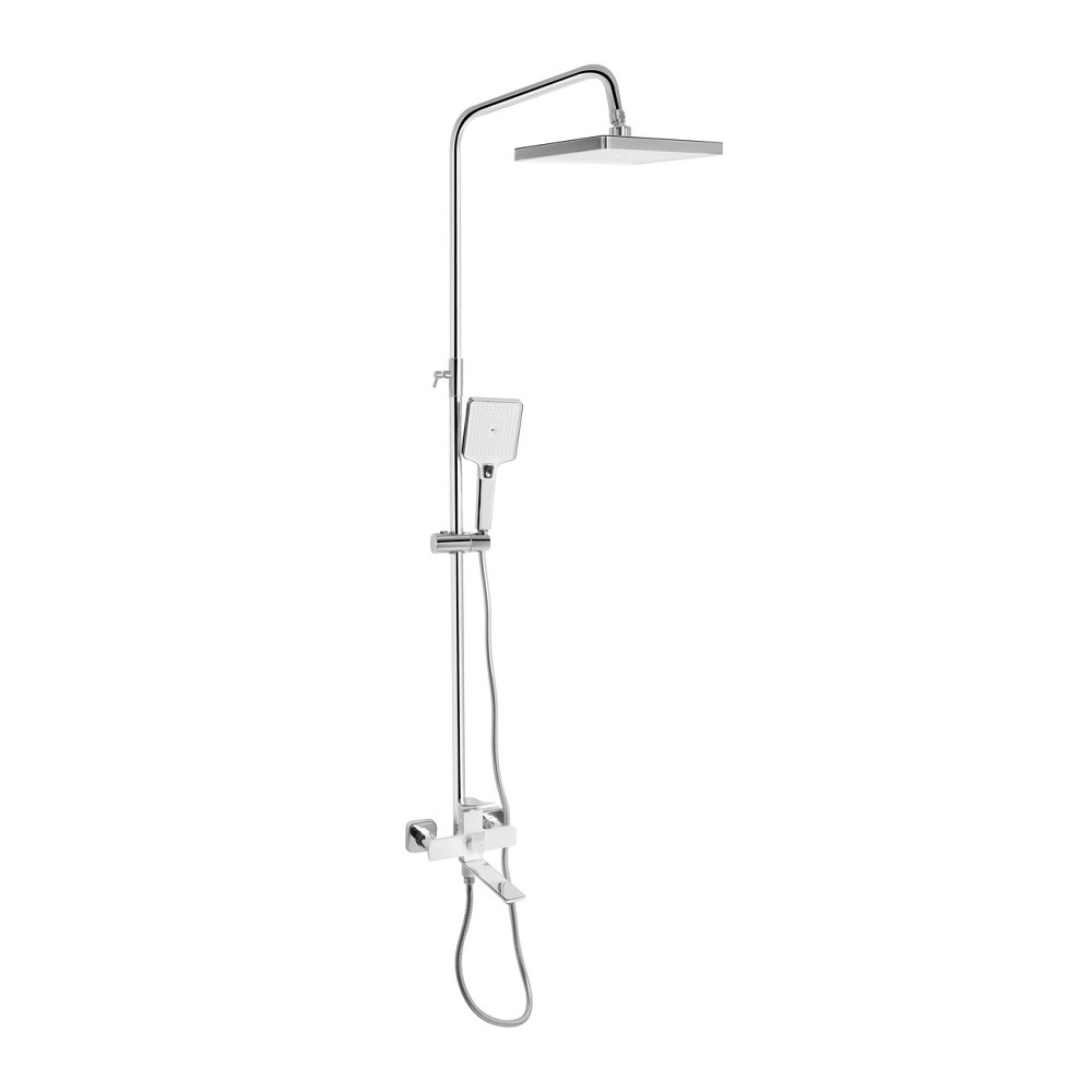 Душова система універсальна Qtap Presto на три споживачі (з виливом) QTPRE111CRW45580 Chrome/White Київ - фото 10