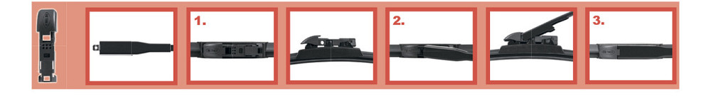 Адаптер для щіток склоочисника Pinch Tab (2шт) Alca, 300320 Киев - изображение 3