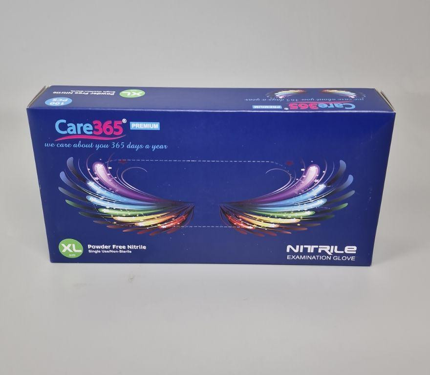 Рукавиці Нітрил Кобальтовий (100 шт.) розмір XL"CARE 365" (1 пачка) Харків - фото 2