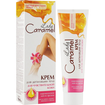 Крем для депиляции Caramel для чувствительной кожи тела 100 мл (4823015920271) Винница - изображение 1