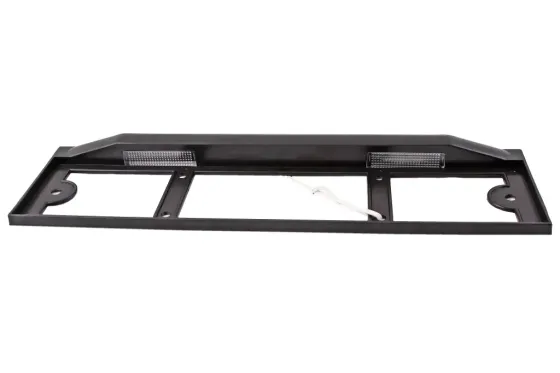 Рамка под номер с подсветкой Master Speed черная Винница